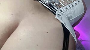 I dressed my employee in wife's corset fucked her like spouse creampied the slut