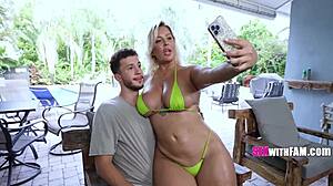 my curvy step aunt with huge ass tits wants naughty fun