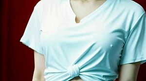 Blindfolded Cute Asian Lingerie Girls Get Intense Massage