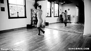 Ever wonder how a sexy amateur ballerina takes cock deep?