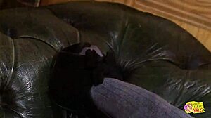 Sexy blonde tutor banged hard by hot brunette after lesson strapon!