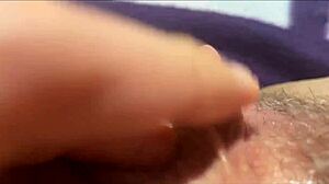 Amateur Close-Up Big Clit Vagina Masturbation Leads to Intense Orgasm