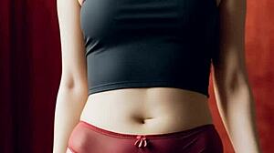 Blindfolded Cute Asian Lingerie Girls Get Intense Massage