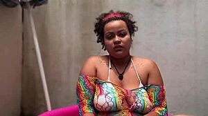 Ever wonder why this bbw farts during yoga in her mini pool?