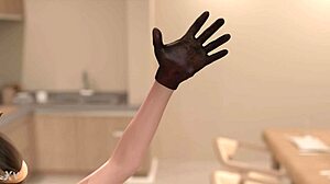 Cowgirl Riding with Massive Breast Expansion