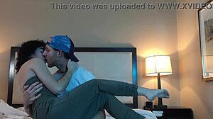 Making Out With Petite Tattooed Teen Kisses Heat Up Fast