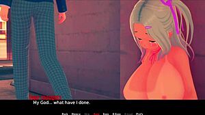 Shaved pussy and big tits beg for rough play