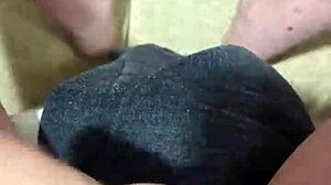 Exposing Monster Cock and Stroking Hard in Public Toilet Thrill