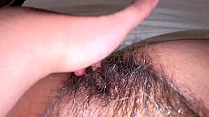 Hot Indian MILF with Big Tits Fingers Her Dripping Hairy Pussy Wildly!
