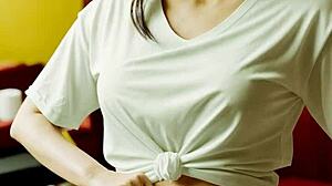 Blindfolded Cute Asian Lingerie Girls Get Intense Massage