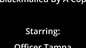 Blonde Cop Mira Monroe Blackmails with Deepthroat Face Fuck Backstage