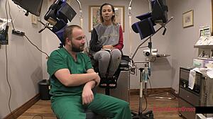 doctor check kalani luana small tits ass close up physical