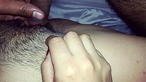 Skinny Latina Beauty Moans with Big Ass in Bedroom