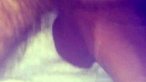 My huge tits bounce wildly as monster cock pounds my pussy