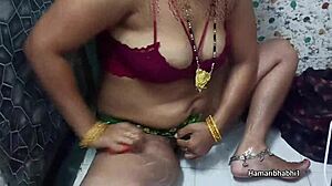 Damn that indian bhabhi looks hot bathing all sexy