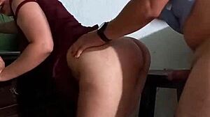 Fucking hot latina cheating stepsister doggystyle before boyfriend shows up