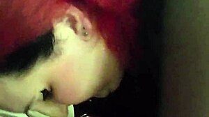 damn this shemale sucks daddy dick deep throat fucks and swallows cum pov
