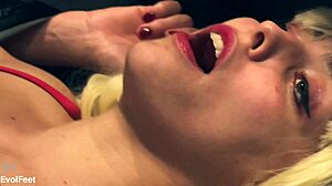 look at kink barbie all wrapped tight in duct tape for some wild lesbian domination!