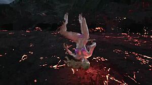 TK8 Ryona Lili Bounces Bikini Tits Wild