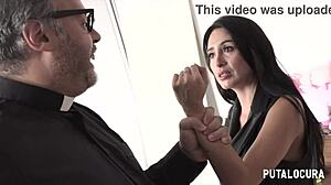 putalocura priest exploits linda gonzález's anger into milf taboo fuck