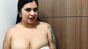 Colombian Milf Tries BBC Toy With Husband In Creampie Interracial Threesome