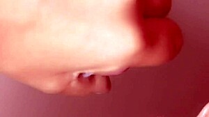 POV close-up fucking my hot Japanese wife bent over hard