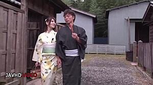 I picked up this wild japanese beauty for passionate cock riding fuck