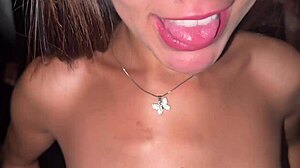 Skinny teen finds monster cock at swingers house for wild fisting and creampie