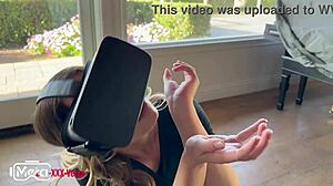 Lolly Chanel Swallows Jamie's Massive BBC Cumshot!