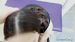 office slut waits till everyone's gone then deepthroats and fucks wildly