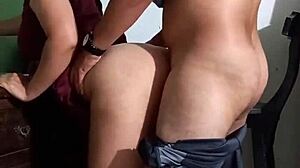 Fucking hot latina cheating stepsister doggystyle before boyfriend shows up