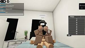 Roblox Couple Fucks Big Tits Passionately Online