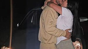 Uber Driver Fucks Two Party Girls Rough Outdoor Orgy