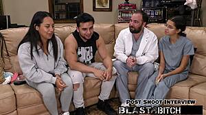 yo check mias pussy blasted hard while brother watches this pov