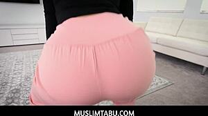 summer col and jay rock heat up the scene with muslim brunette teen blowjob and fucking action