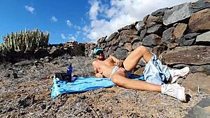 brunette teen yoya grey risks vacation thrills amateur style