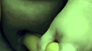 chubby housewife squirts wet pussy cum on dildo in homemade bedroom solo