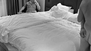 Cuckold hubby watches hotwife moan with dating site stranger's cock