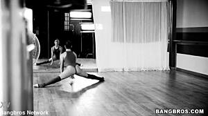 Ever wonder how a sexy amateur ballerina takes cock deep?