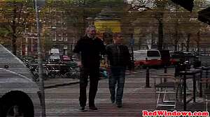 Skinny Dutch Hooker in Heels Sucks Tourist Cock Missionary Cumshower on Nipples