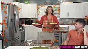 i fuck my stepmom on the thanksgiving table