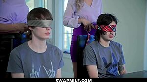 we horny stepmoms crave getting knocked up in wild swap orgy