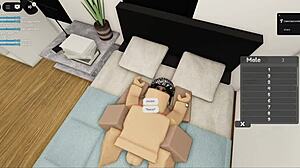 Roblox Couple Fucks Big Tits Passionately Online