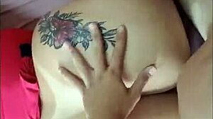 garota bunduda bends over fat ass shaking for her brazilian lover's deep thrusts