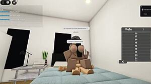 Roblox Couple Fucks Big Tits Passionately Online