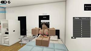 Roblox Couple Fucks Big Tits Passionately Online