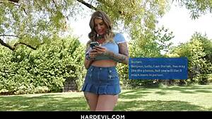 Lolly Dames takes Dorian del Isla's monster cock deep in ass