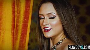 Ever seen a teen model's huge natural tits ripped bare like this?