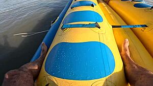 radical swingers mattos and priscila bang lifeguard after banana boat orgy