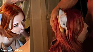 Cum Blast On Cute Fox Face!